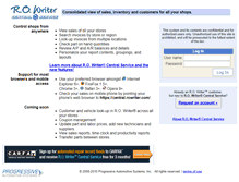 Tablet Screenshot of central.rowriter.com